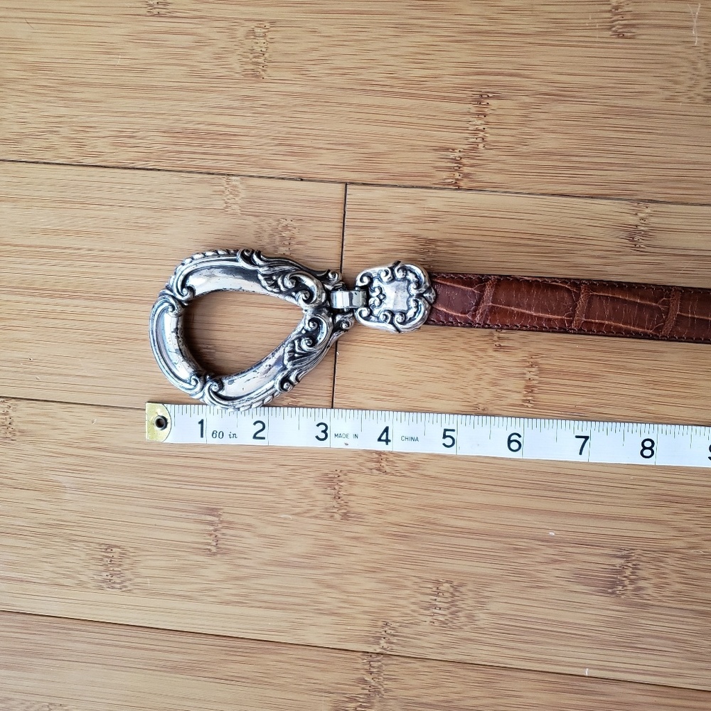 Brighton Brown Belt 1995 Woven Loop - Picture 4 of 8